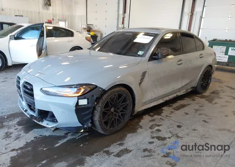 2024 BMW M3 Competition z USA, uszkodzony, nr VIN WBS33AY00RFT40606